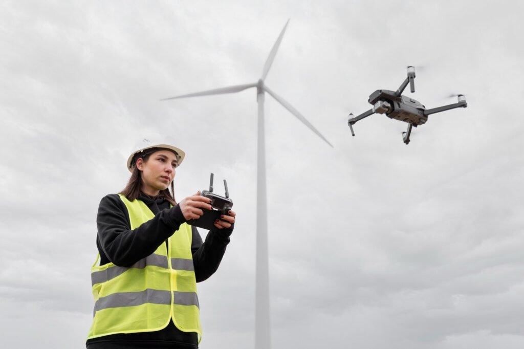 Uso de Drones e Inteligência Artificial para Monitoramento de Obras e Segurança
